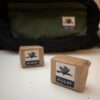 Blocks of beeswax wrapped